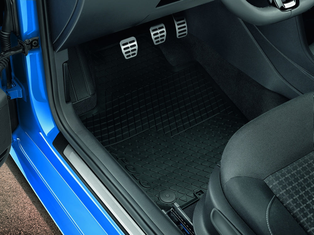 VW Front Rubber Floor Mats - Polo