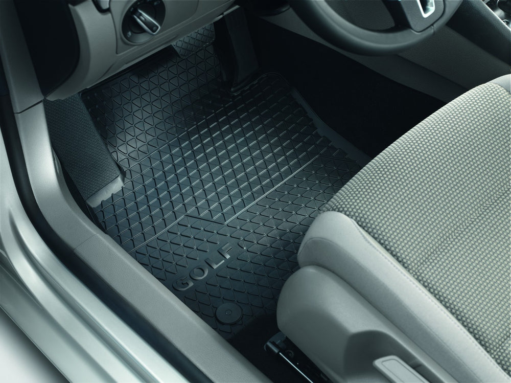 VW Front Rubber Floor Mats - Golf