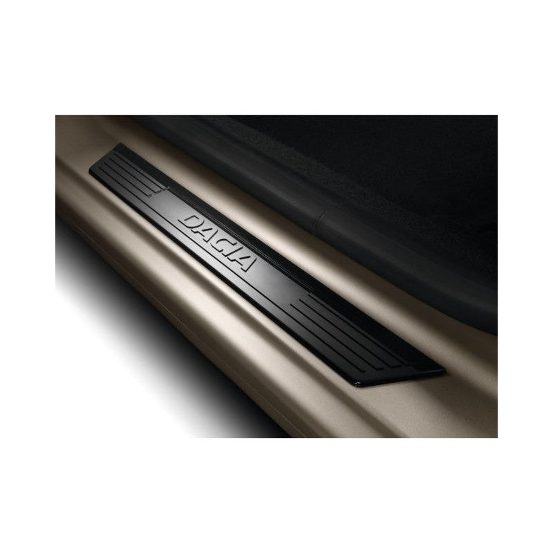 Dacia Door Sill Entry Guards, Black