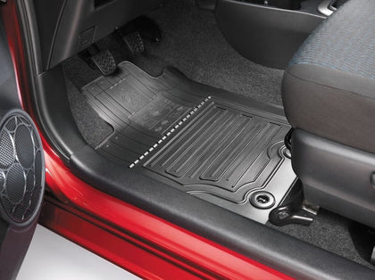 Toyota Hybrid Full Set Rubber Car Mats Black - Yaris