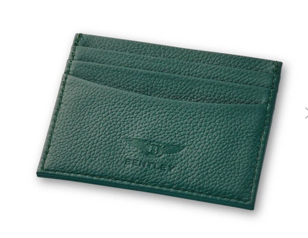 Bentley B Card Holder - Dark Green