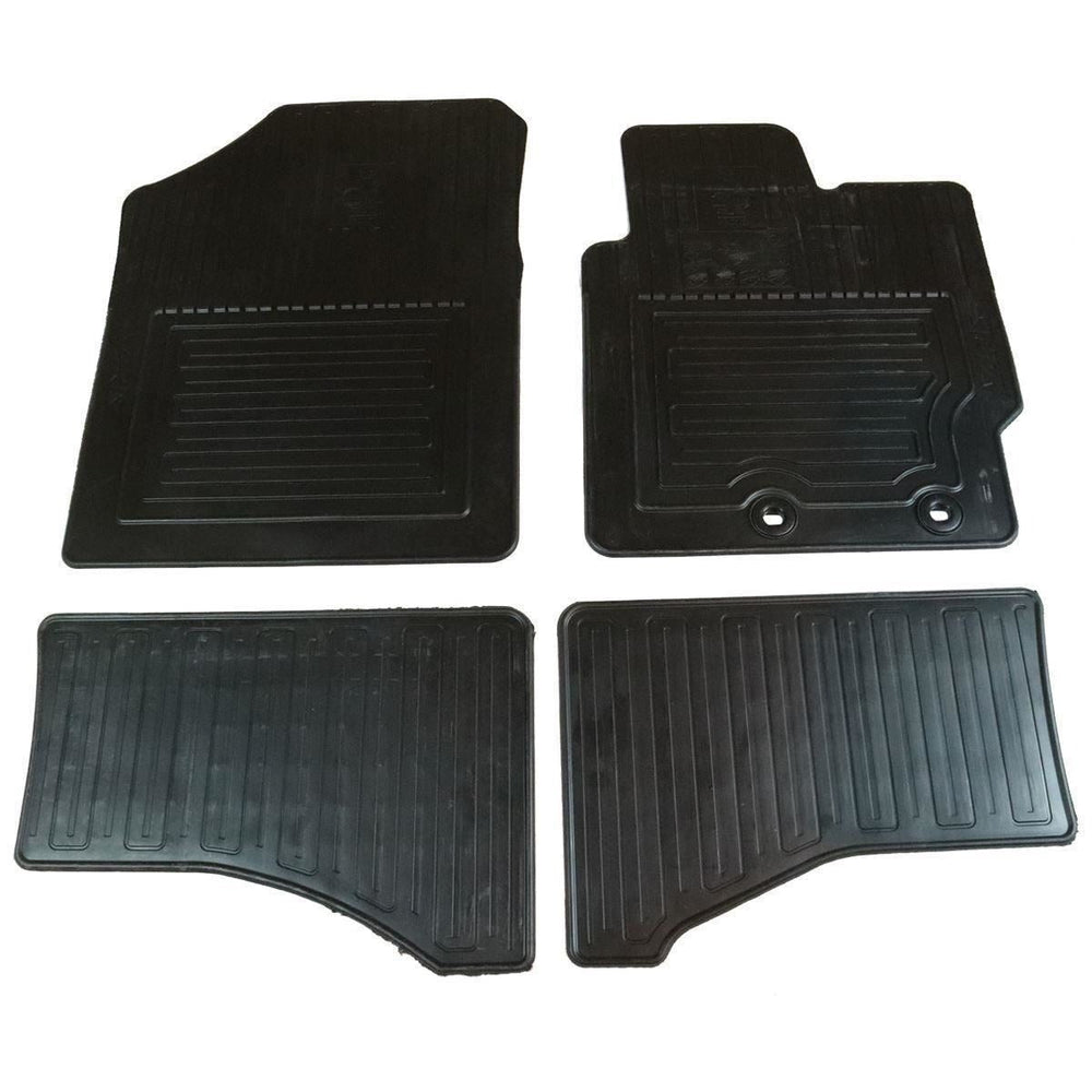 Toyota Hybrid Full Set Rubber Car Mats Black - Yaris