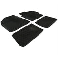 Toyota Front & Rear Tailored Rubber Floor Mats - Yaris