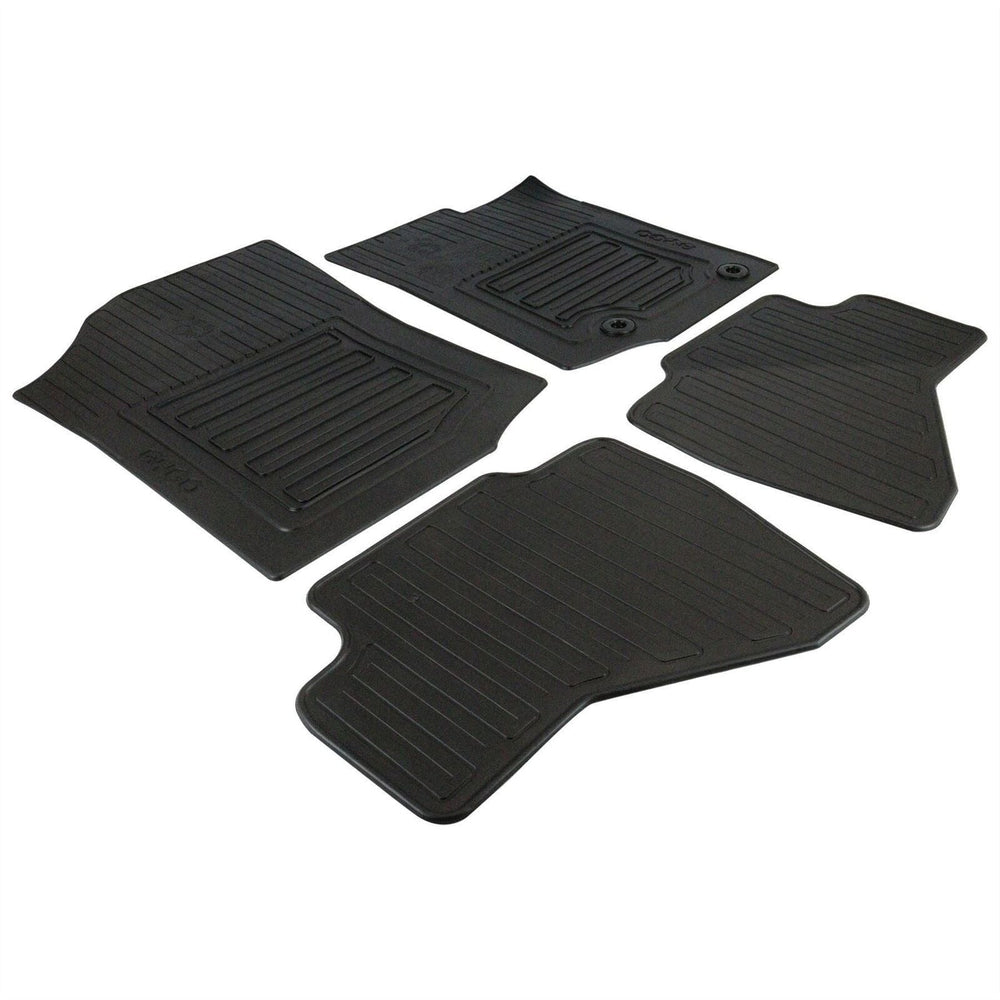 Toyota Front & Rear Rubber Car Mats Black - Aygo