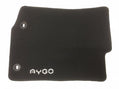 Toyota Front & Rear Carpet Floor Mat With Logo - Aygo