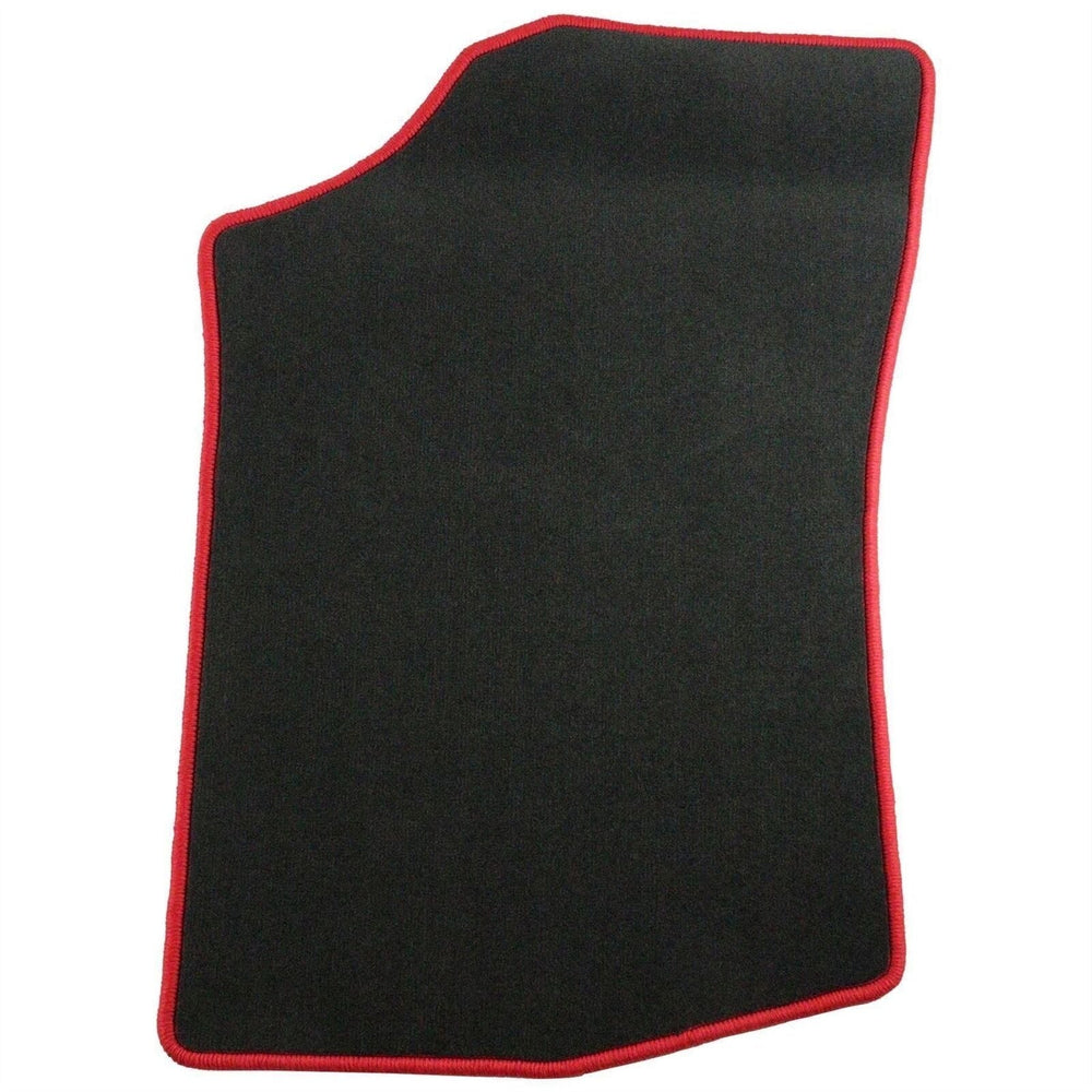Toyota Front & Rear Carpet Floor Mats Anthracite w/Red Trim - Aygo