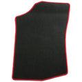 Toyota Front & Rear Carpet Floor Mats Anthracite w/Red Trim - Aygo