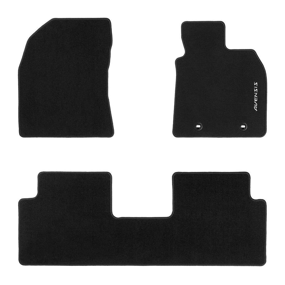 Toyota Full Set Textile Car Mats Anthracite - Avensis