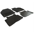Toyota Front & Rear Carpet Floor Mats Black W/Logo -C-HR Hybrid 2WD