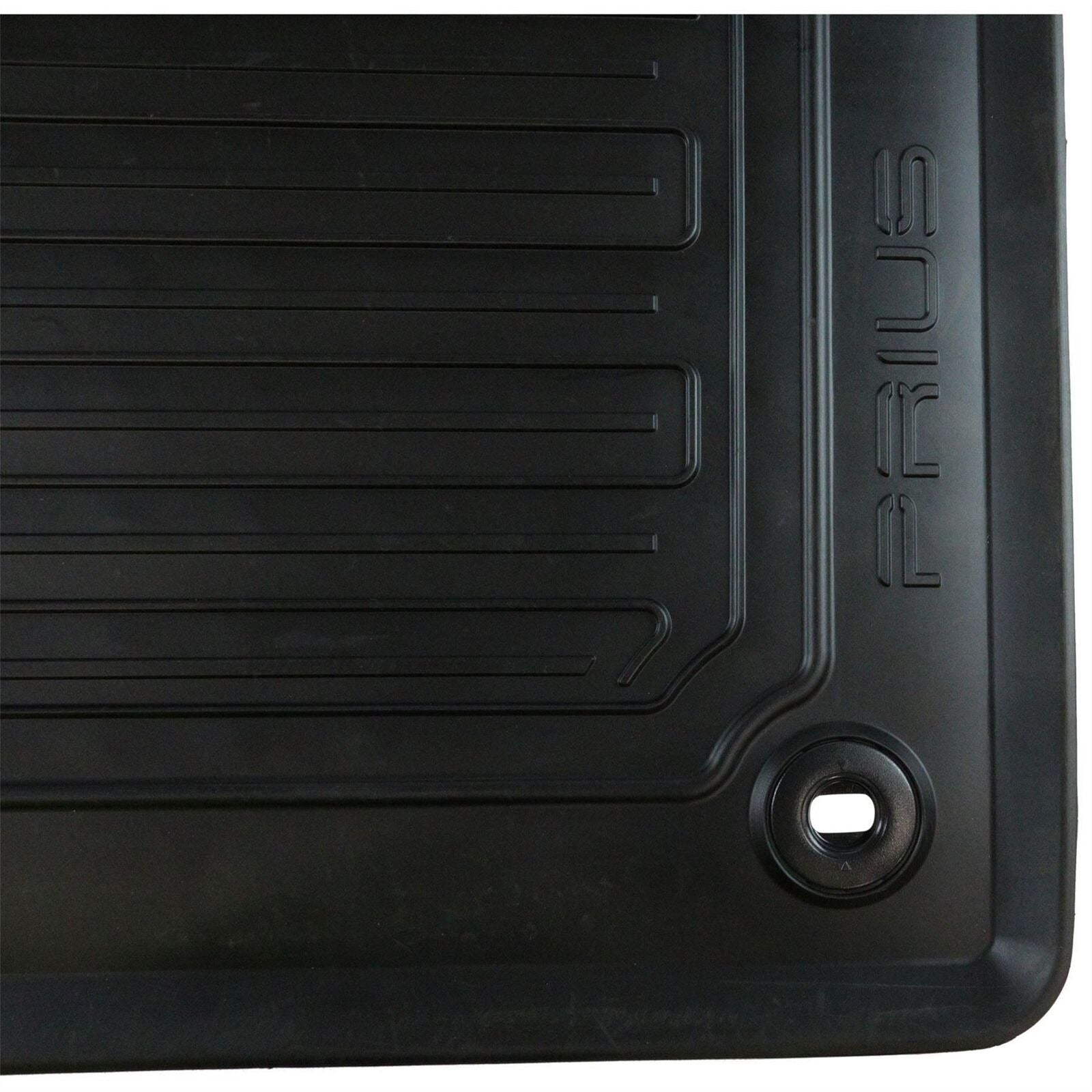 Genuine Toyota Prius Plug-In 2012-2015 All Weather Rubber Floor Mats - OEM Black