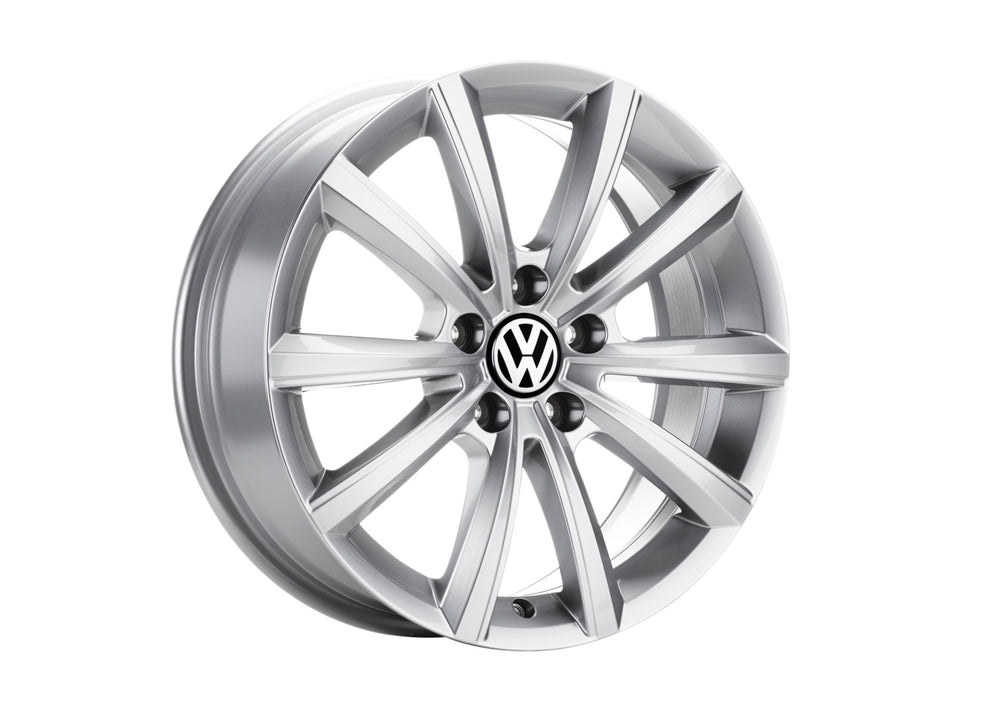 VW 17" Merano Brilliant Silver Alloy Wheel - Tiguan