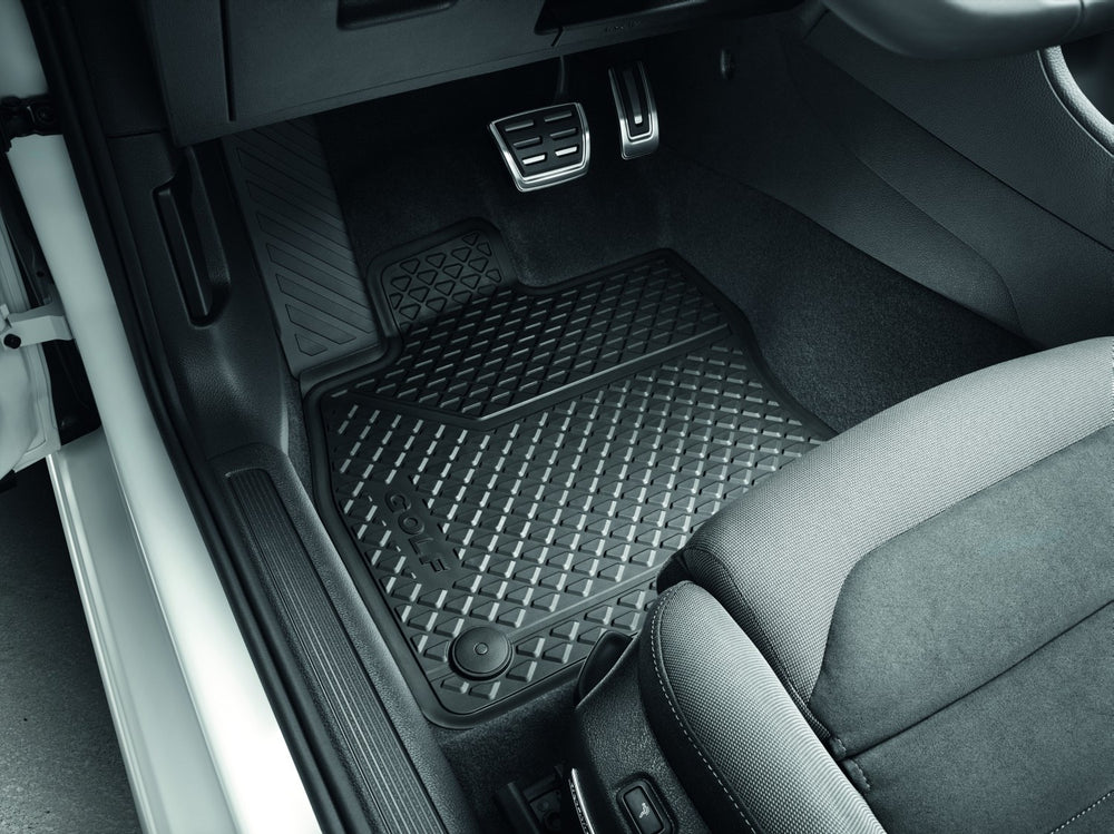 VW Front Rubber Floor Mats - Golf