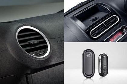 MG Piano Black & Silver Vent Interior Pack - Black Key - MG 3