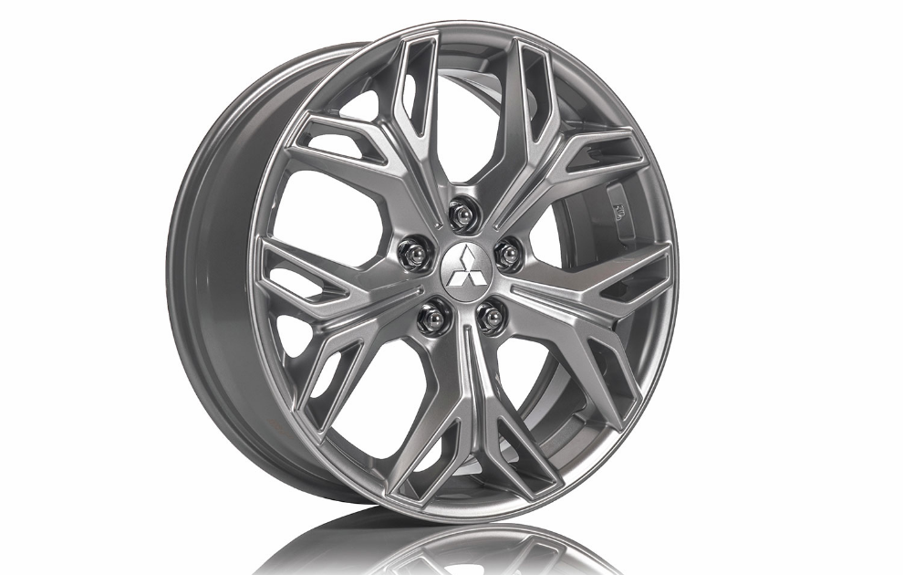 Mitsubishi Alloy Wheel Hajimari 18" Pack, Silver