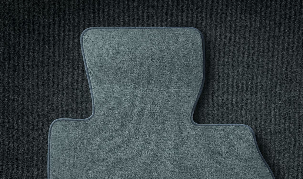 BMW Genuine Tailored Car Floor Mats Set Velours Grey