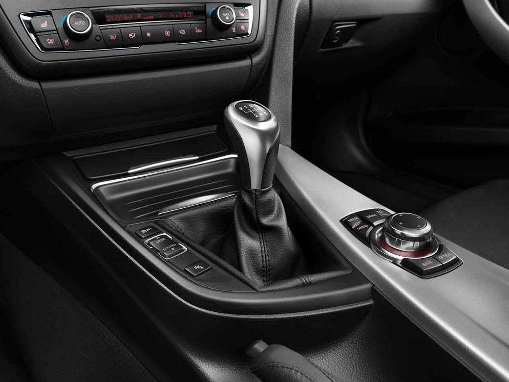 BMW Genuine Sport Gear Knob+Gaiter Boot Leather Black/Chrome