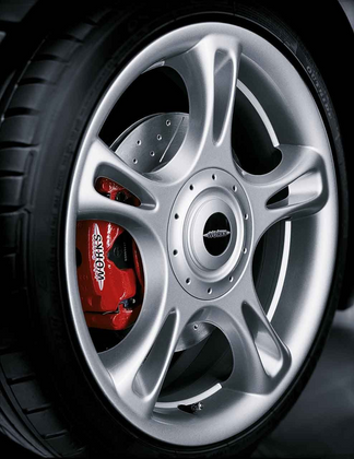 MINI Genuine JCW Sport Front Brake Grooved Perforated Disc x2 Set