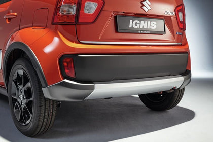 Suzuki Rear skid plate, black & silver