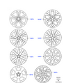 Land Rover Alloy Wheel - 19" Style 5021, 5 split - spoke