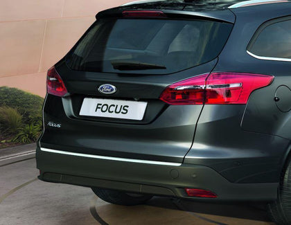 Ford Rear Bumper Protector in 3D stainless steel design