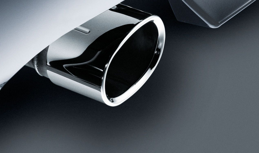 BMW Genuine Exhaust Tailpipe Tip Cover Trim Chrome