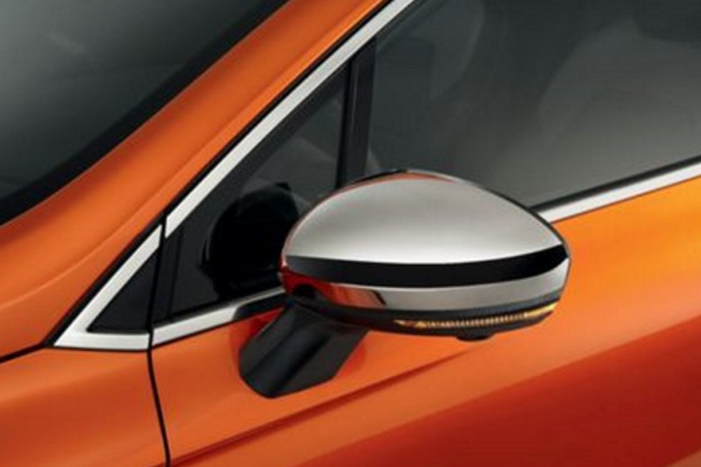 Renault Pair of Chrome Mirror Caps  - Clio V