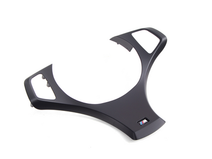 BMW Genuine M Sport Steering Wheel Cover Trim Black