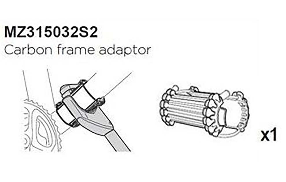 Mitsubishi Adaptor Kit For Carbon Frame Bikes