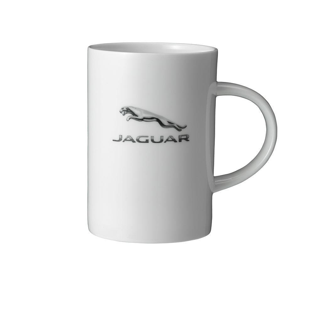 Jaguar Leaper Logo Mug - White