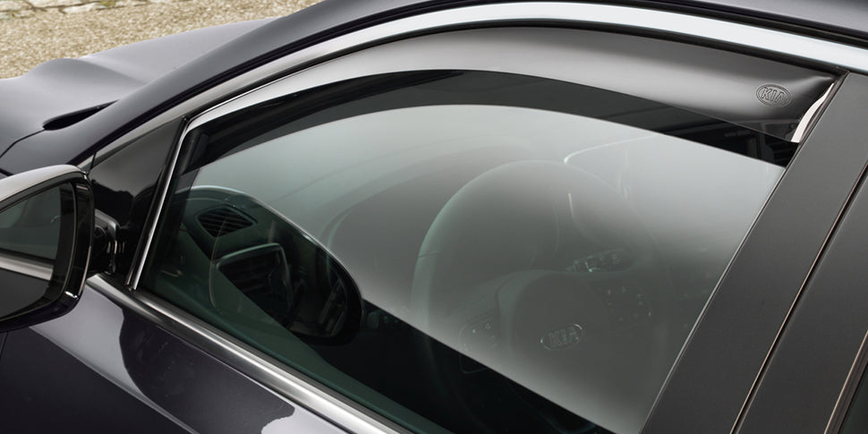 Kia Side window wind deflectors, Kia Exterior Protection