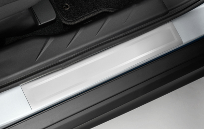 Mitsubishi Entry Guards Stainless Steel, Front Set