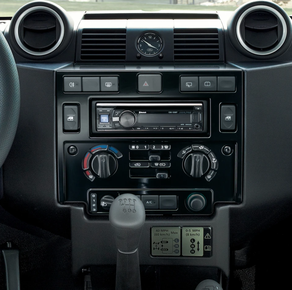 Land Rover Centre Switch Panel Surround, Painted - Santorini Black