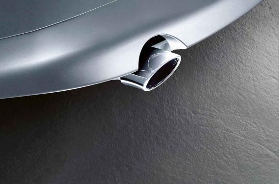 BMW Genuine Exhaust Tail Single Pipe Tip Trim Chrome