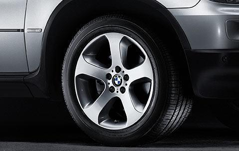 1x BMW Genuine Alloy Wheel 19" Star-Spoke 132 Rear Rim