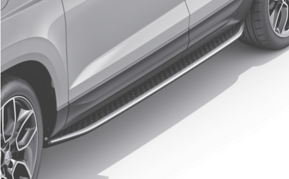 SKODA Side Steps for SKODA Karoq - left side