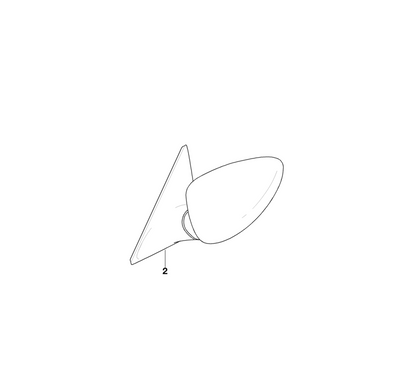 BMW Genuine Right M Wing Mirror Electric Folding Heated Primed