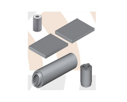 BMW Genuine Pollen Microfilter+Oil+Air+Fuel Filter Service Kit