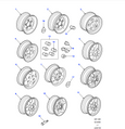 Land Rover Locking Wheel Nut Kit - For Steel Wheels
