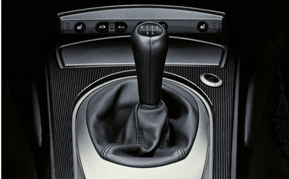 BMW Genuine Leather Gear Knob Black 5-Speed