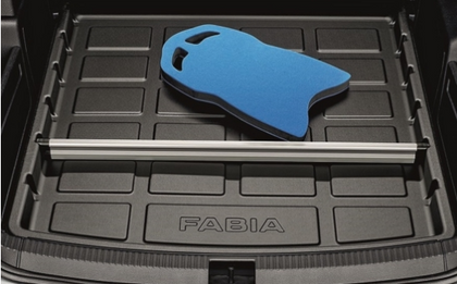 SKODA ALU partition forthe plastic boot mat FABIA III