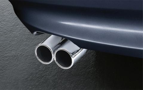 BMW Genuine Exhaust Tail Pipe Tip Trim Kit Chrome