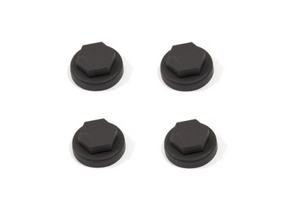 4x BMW Genuine Wheel Bolt Lock Cover Cap Set Black