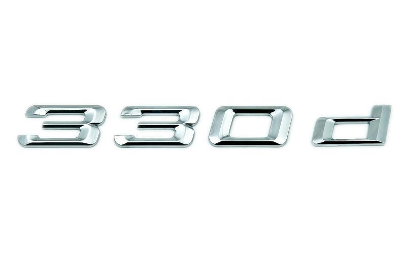 BMW Genuine "330d" Adhesive Sticker Badge Emblem