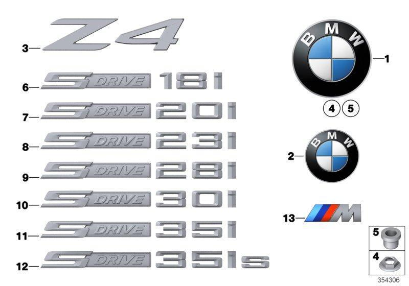 Genuine BMW Lettering Badge Emblem Body Panel S DRIVE 28I