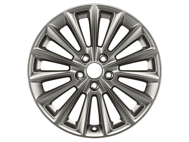 Ford Alloy Wheel 17" 15-spoke design, Rock Metallic. Except ECOnetic and RS.