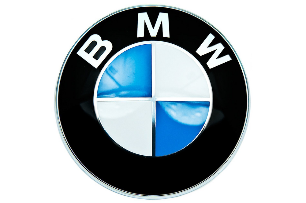 BMW Genuine Front Roundel Emblem Badge Bonnet/Hood 82mm Fits Most