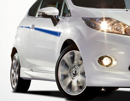 Ford Fiesta Decor Stripes for body side, blue 09/2008  10/2012