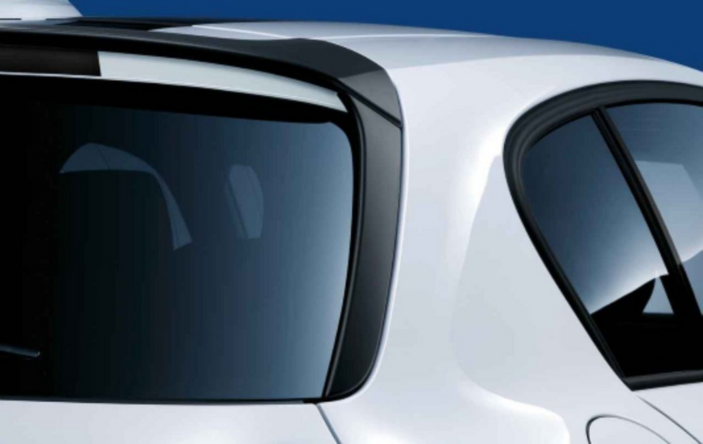 Genuine BMW Rear Window Fins Diffusers Black Matt
