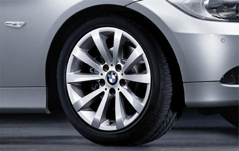 1x BMW Genuine Alloy Wheel 17" V-Spoke 285 Rim