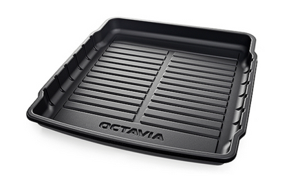 SKODA Plastic boot mat for OCTAVIA III LIFTBACK.